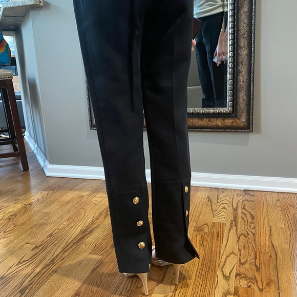 TORY BURCH trousers pants - gold buttons - Picture 7 of 8